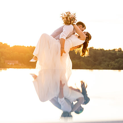 Hochzeitsfoto von Alexander & Alexandra Pohn.