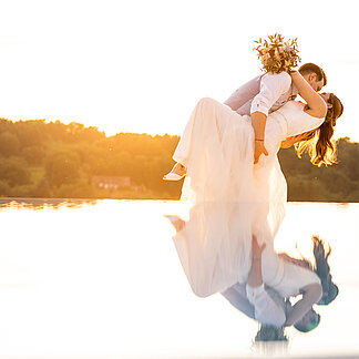 Hochzeitsfoto von Alexander & Alexandra Pohn.