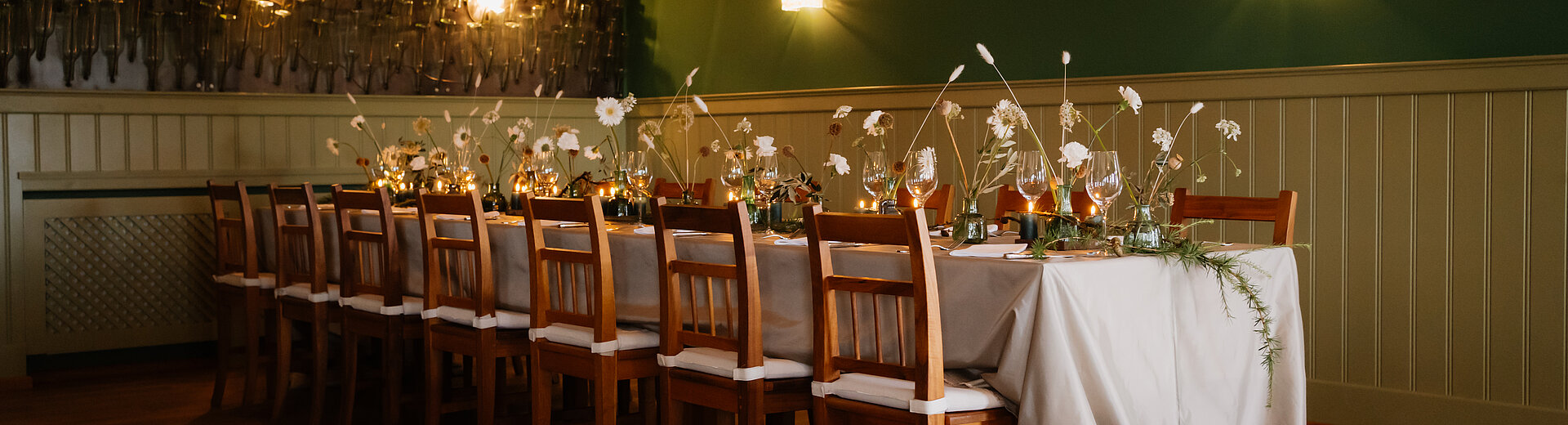 Weingarten-Restaurant Tafel 