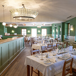 Elegante Tafel im Weingarten Restaurant ©Foto Muik