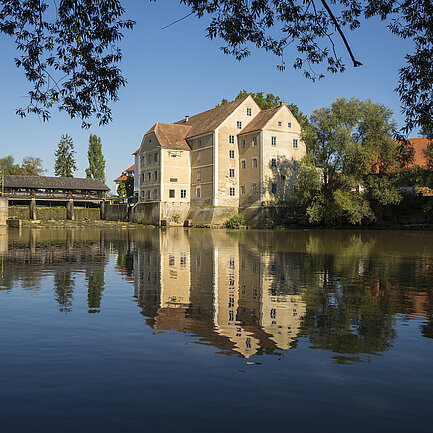 Blick auf die Berghofer Mühle (c) Bergmann.