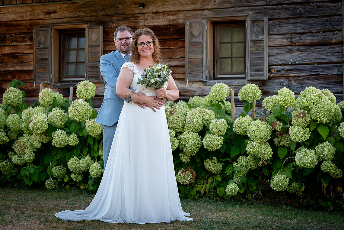 Hochzeitsfoto von Elke & Rene Gumhold.