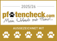 Auszeichnung von Pfotencheck.