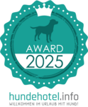 Auszeichnung von hundehotel.info.
